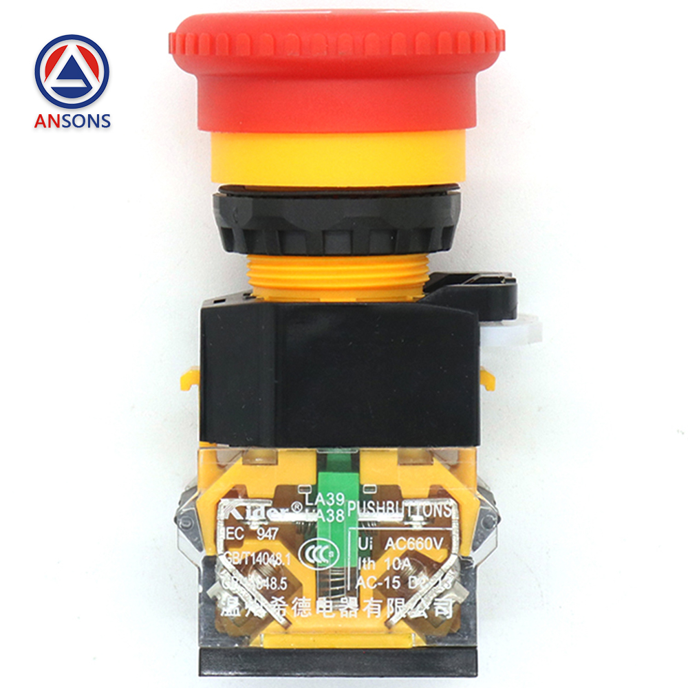 General Elevator Emergency Stop Safety Button Pit Rotate Switch Fire Box Ansons Lift Spare Parts