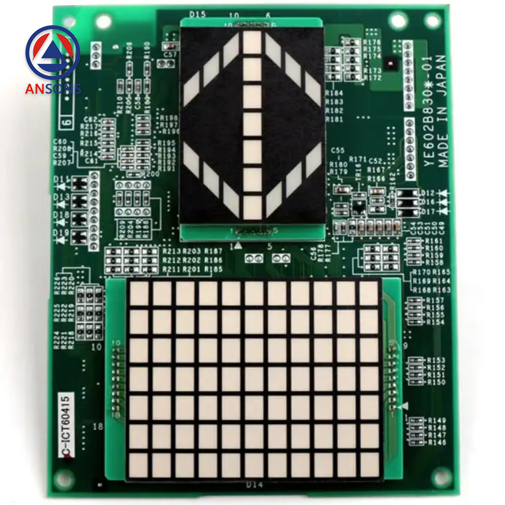 Mitsubishi MAXIEZ Elevator Car Display PCB Board LHD-1010 LHD-1010BG40 Ansons Lift Spare Parts