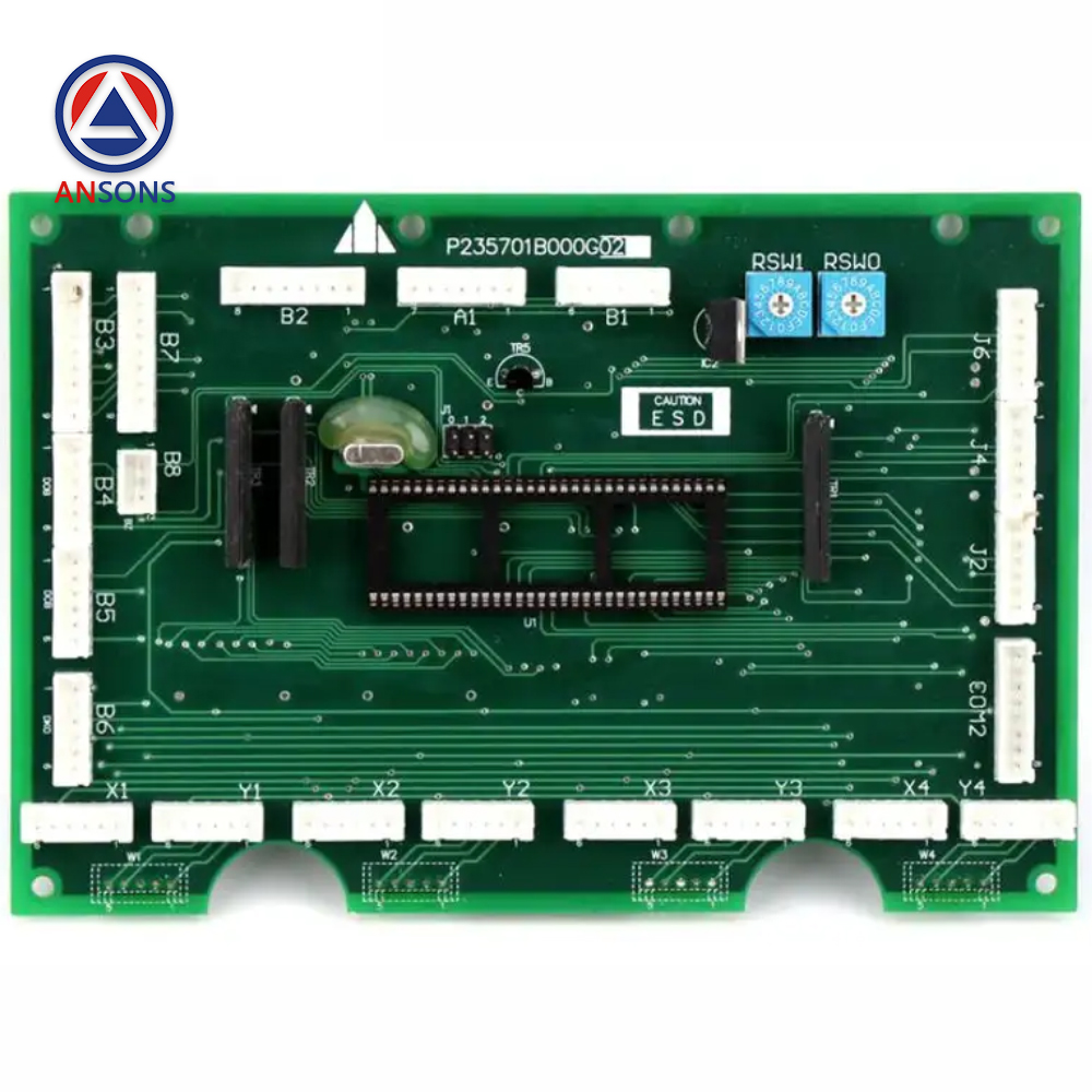 Mitsubishi HOPE Elevator Car Communication PCB Board P235701B000G01 P235701B000G02 Ansons Lift Spare Parts