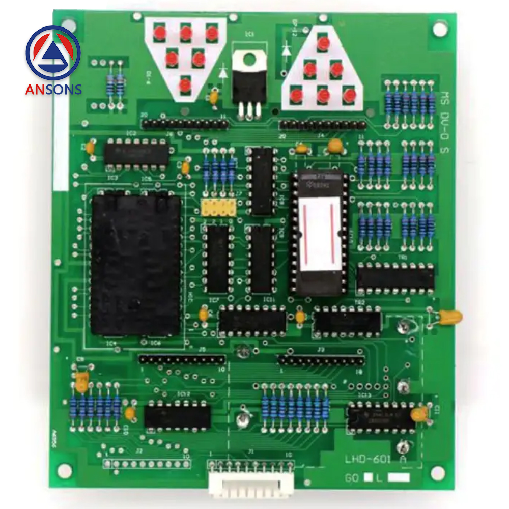 Mitsubishi SPVF Elevator Car Command Display PCB Board LHD-601A Ansons Lift Spare Parts