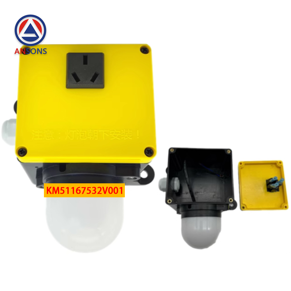 KONE Elevator Pit Maintenance Box Well Light Switch GK03500601V001 GK05700102V001 KM51167532V001 Ansons Lift Spare Parts