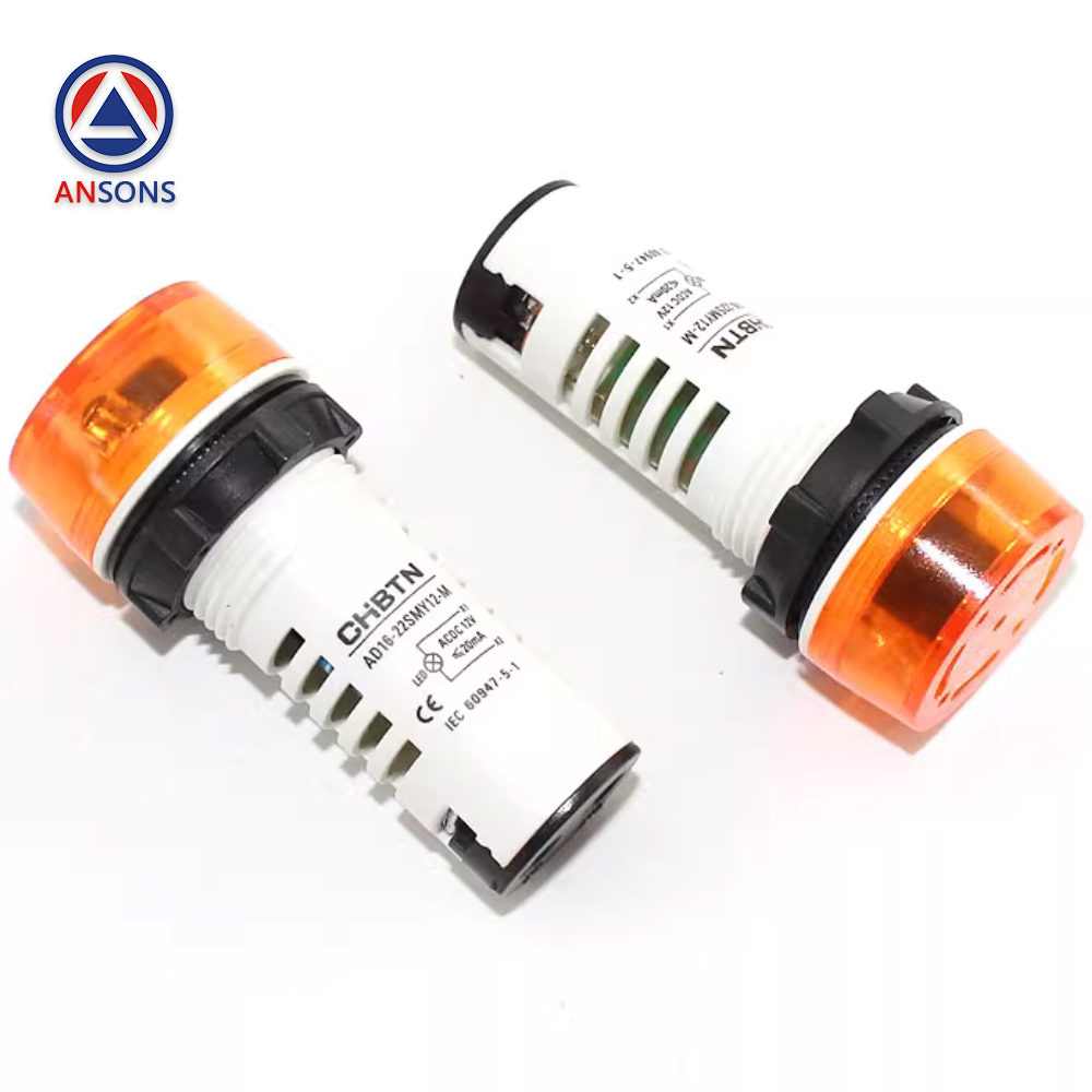 Mitsubishi Elevator Alarm Buzzer Acousto-Optic Flashing Indicator Light YX202B062GS01 AD16-22SMY12-M Ansons Lift Spare Parts