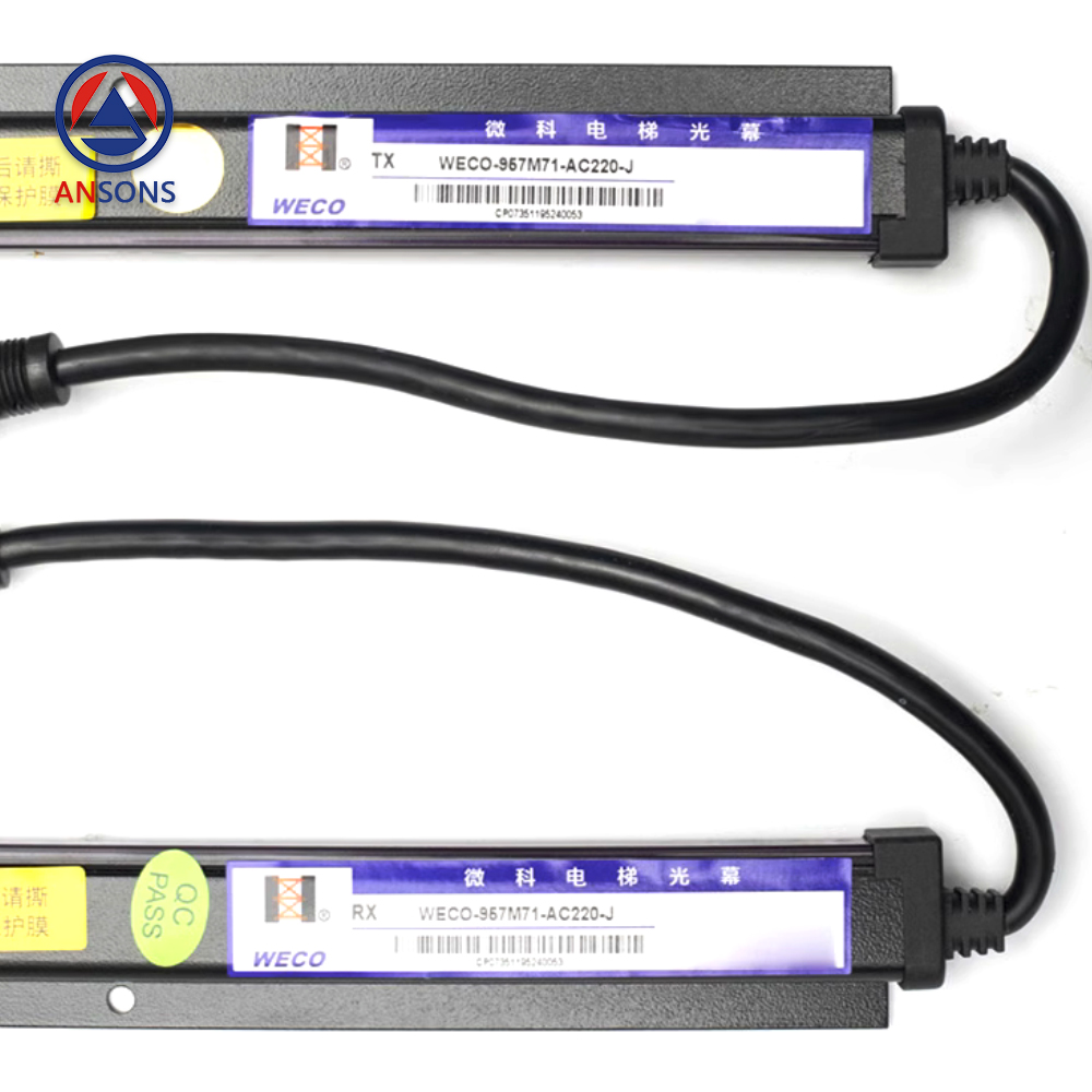 WECO For Giant KONE Elevator Light Curtain WECO-957M71 MFB 957M71-AC220 957M71-AC220-J WECO-MFB 957B71-1800-A Door Sensor Photocell Ansons Lift Spare Parts