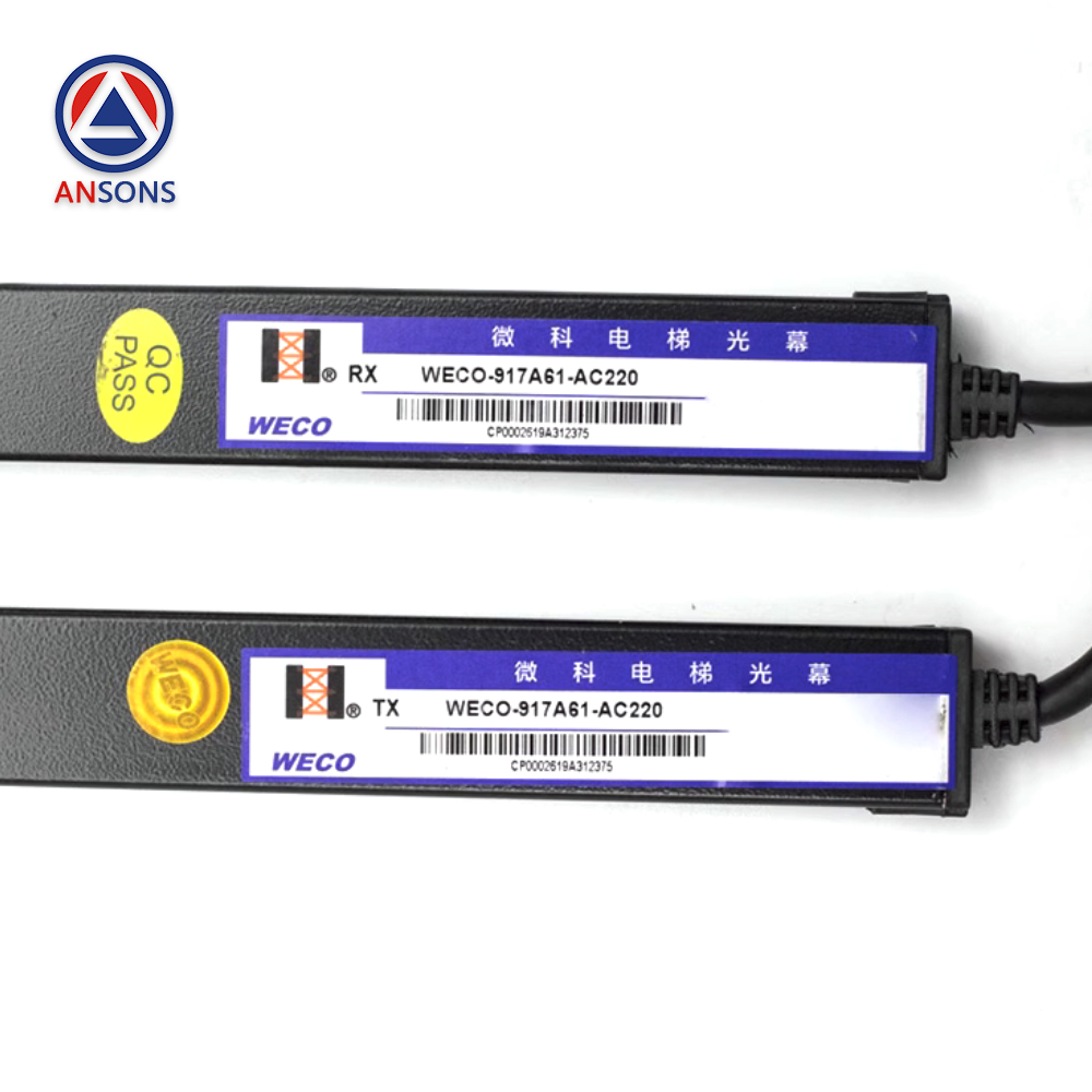 WECO Elevator Photocell WECO-917A61-AC220 WECO-917A71-AC220 Light Curtain Door Sensor 94 Beams 154 Beam Ansons Lift Spare Parts