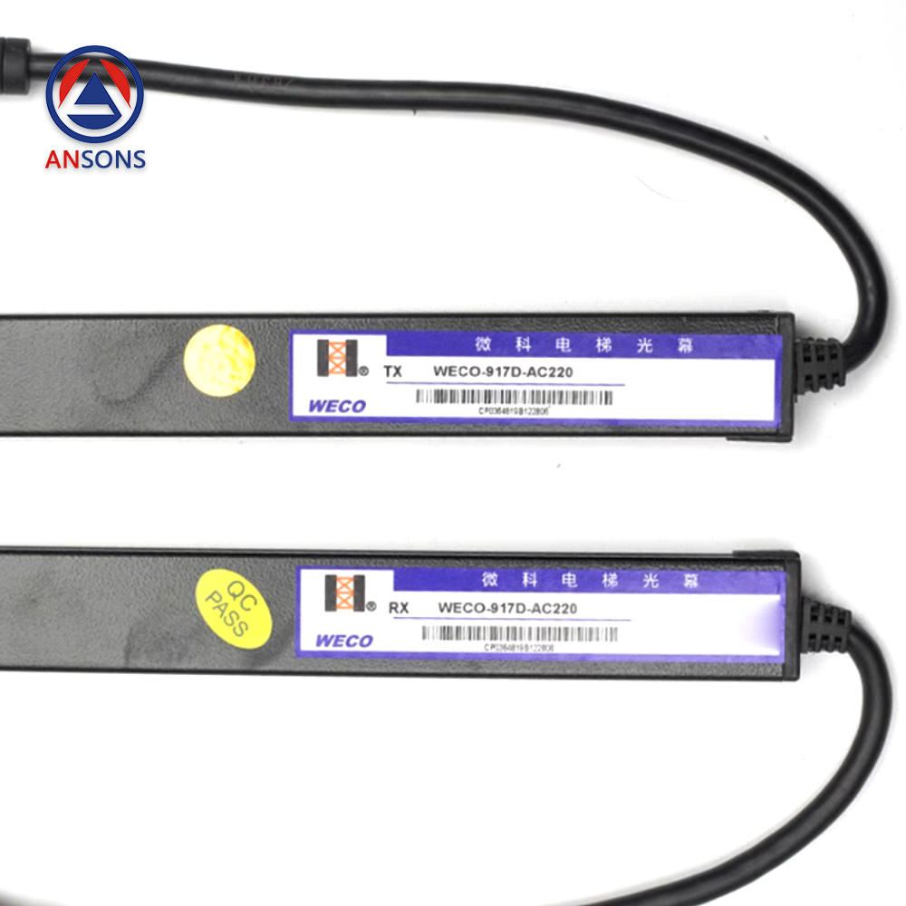 WECO Elevator Light Curtain WECO-917D61-AC220 WECO-917D-AC220 Photocell Door Sensor Passenger Cargo Lift Ansons Lift Spare Parts