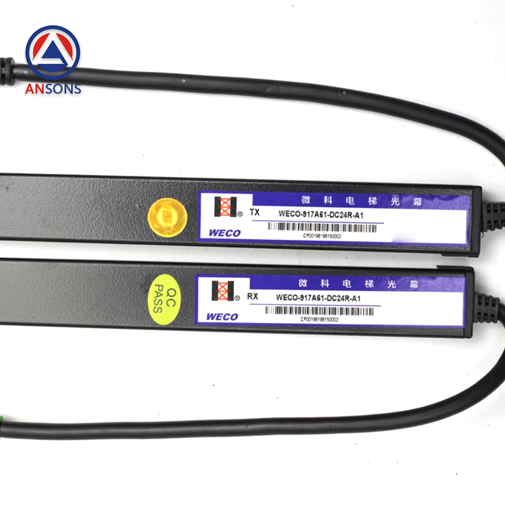 WECO For Hitachi Elevator Light Curtain WECO-917A61-DC24R-S2-AB WECO-917MA61-DC24R Photocell Door Sensor Ansons Lift Spare Parts
