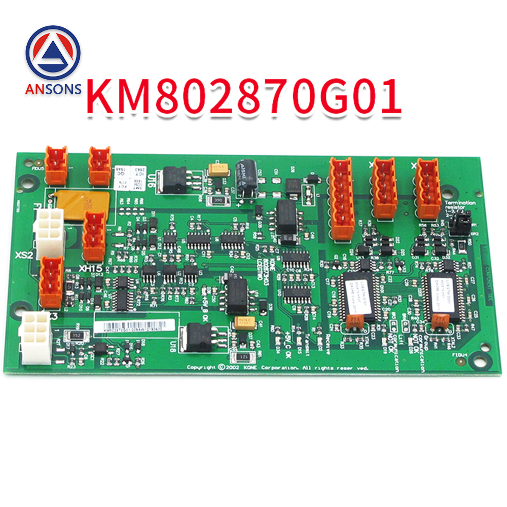 KONE Elevator Network Power PCB Well Parallel Board KM802870G01 KM802870G02 KM802870G03 Ansons Lift Spare Parts