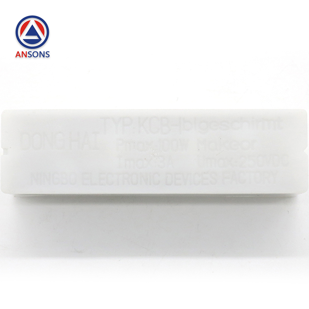 Schindler Elevator Bistable Switch KCB-1 White Magnetic Protection Single Column Ansons Lift Spare Parts