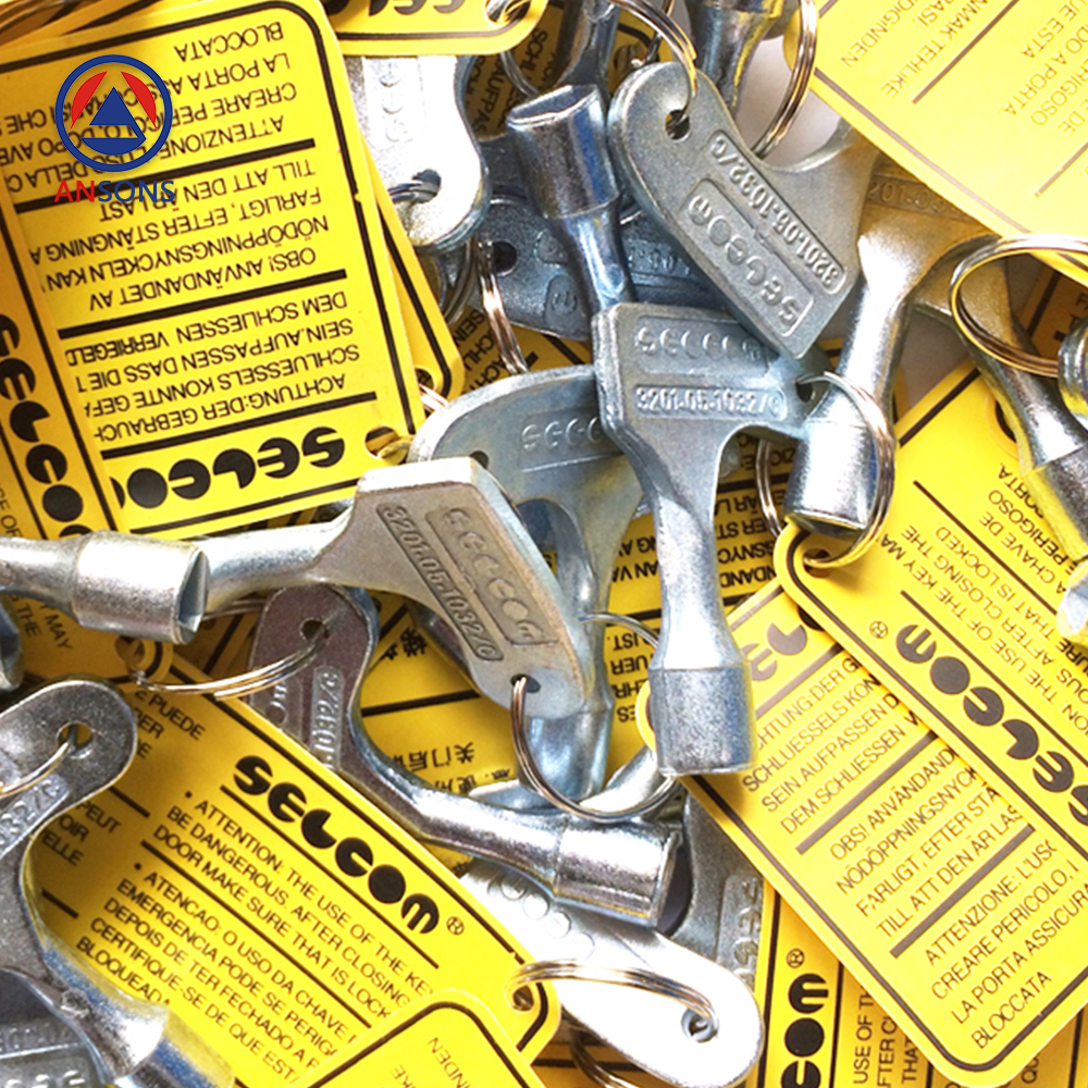 SELCOM Elevator Triangular Key 3201.05.1032/C Hall Door Triangle Key Ansons Lift Spare Parts