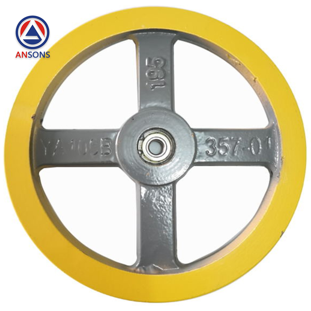Fujitec For Thyssen KONE Elevator Tension Pulley Wheel 250*20*6201 250*20*6003 MM Speed Limiter Device Ansons Lift Spare Parts