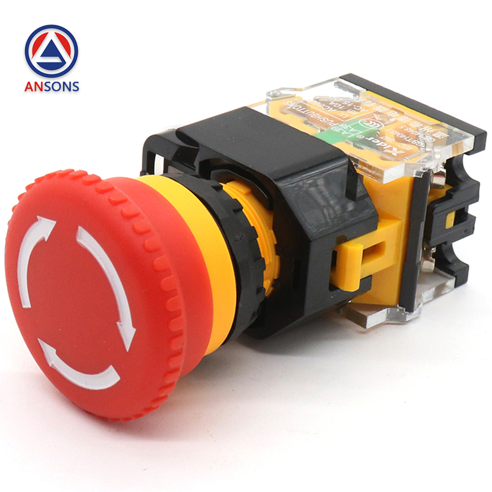 General Elevator Emergency Stop Safety Button Pit Rotate Switch Fire Box Ansons Lift Spare Parts