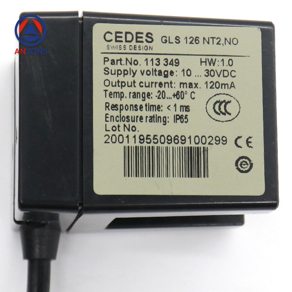 CEDES OTIS Elevator Magnetic Proximity Leveling Sensor GLS 126 NT2,NC GLS 126 NT2.,NO Photoelectric Switch Leveling Sensor Ansons Lift Spare Parts