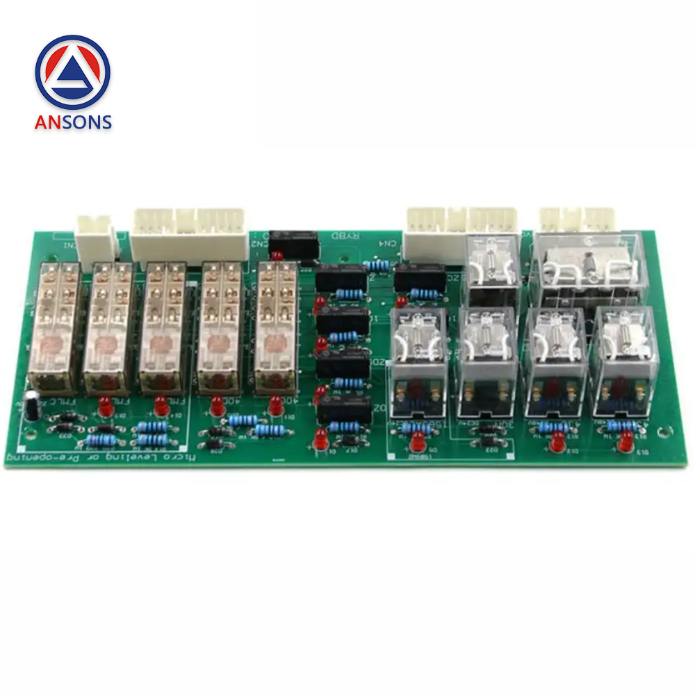 Hitachi Elevator Relay PCB GVF 3 RYBD DWG.NO 12502753 16511470-E Micro Leveling Control Board Ansons Lift Spare Parts