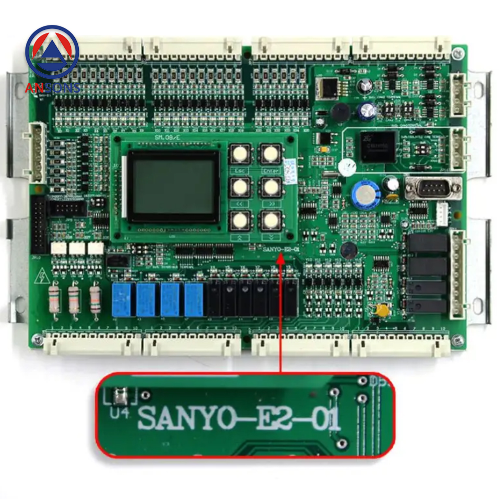 SANYO Elevator Main PCB Board SANYO-E2-01 SANYO-E-01 Ansons Lift Spare Parts