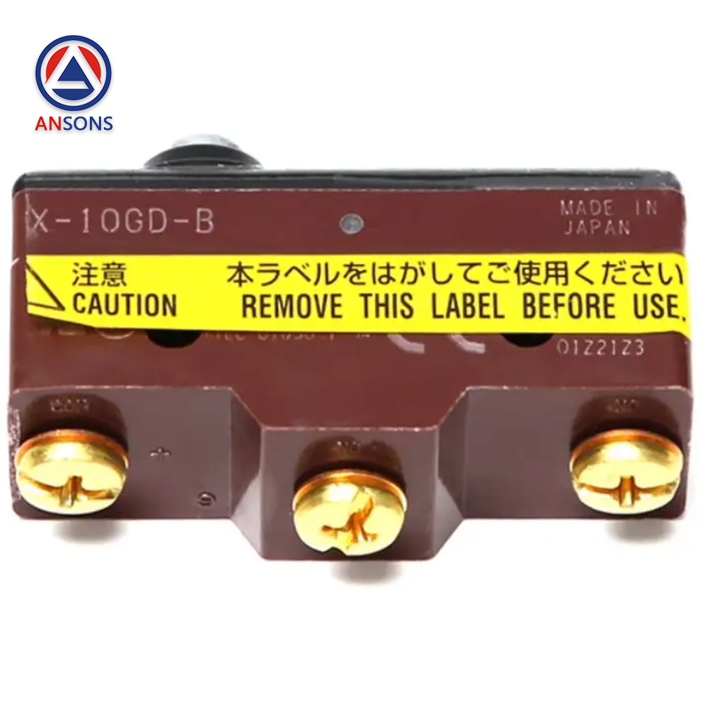 Mitsubishi Elevator Micro Switch Holding Brake Microswitch X-10GD-B Ansons Lift Spare Parts