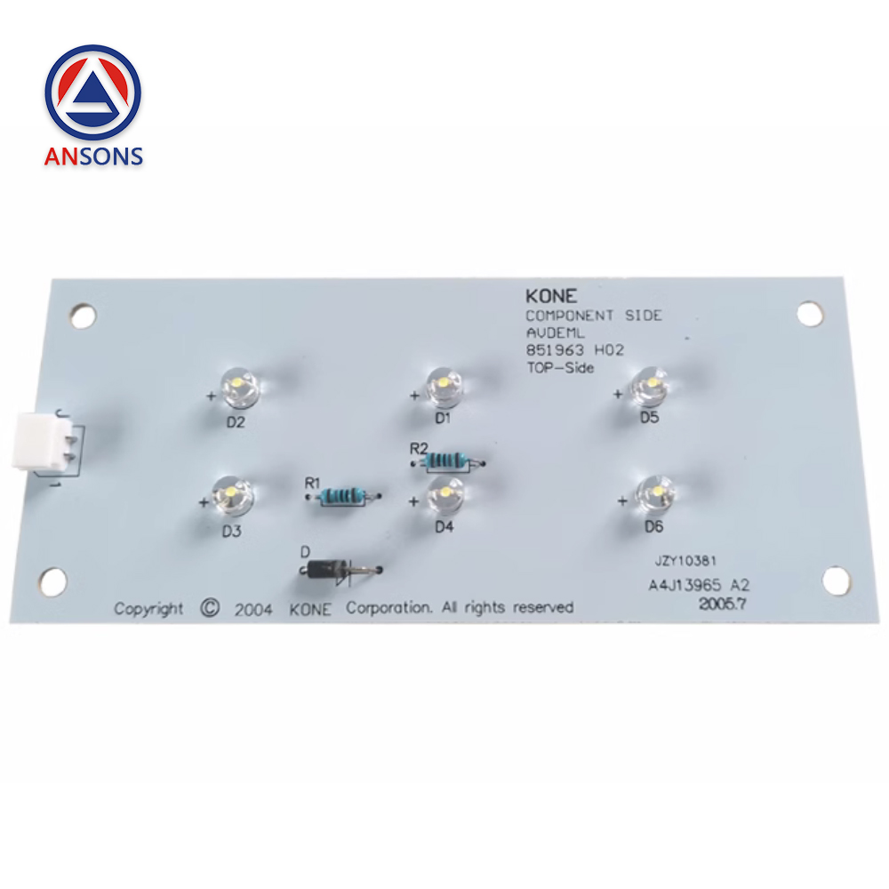 KONE Elevator Emergency Light PCB Board KM851960G01 851963H02 Ansons Lift Spare Parts