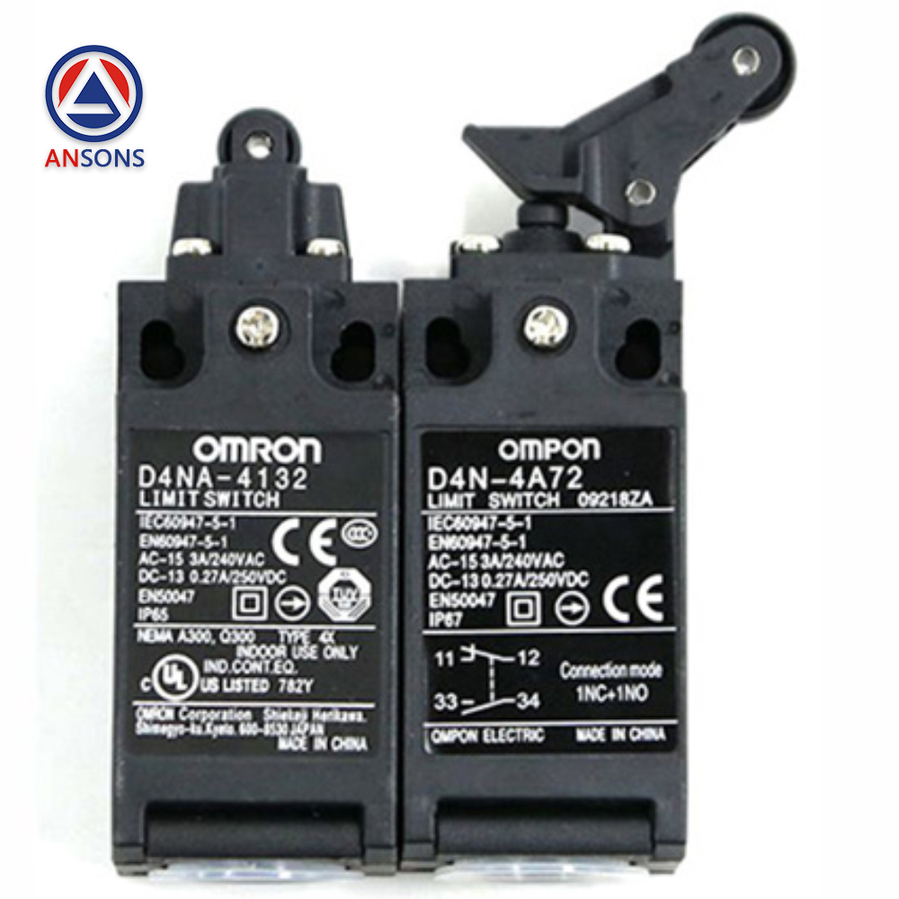 Omron For Hitachi Toshiba Elevator Limit Switch Buffer Travel Switch D4NA-4132 D4N-4A72 Ansons Lift Spare Parts