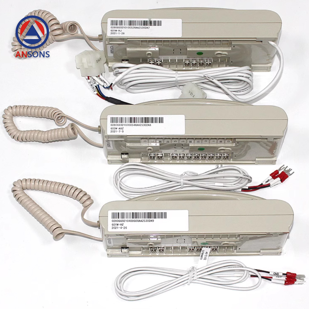 XIZI OTIS Elevator Intercom Duty Room Phone XAA25302A7 XAA25302A8 XAA25302A9 XAA25302AC6 XAA25302AC7 XAA25302AC8 XAA25302AW5 601W-HJ Anosons Lift Spare Parts