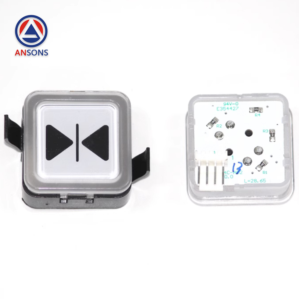 XIZI OTIS Elevator Button Square Push Buttons BS34C 34mm For HBP11 Ansons Lift Spare Parts