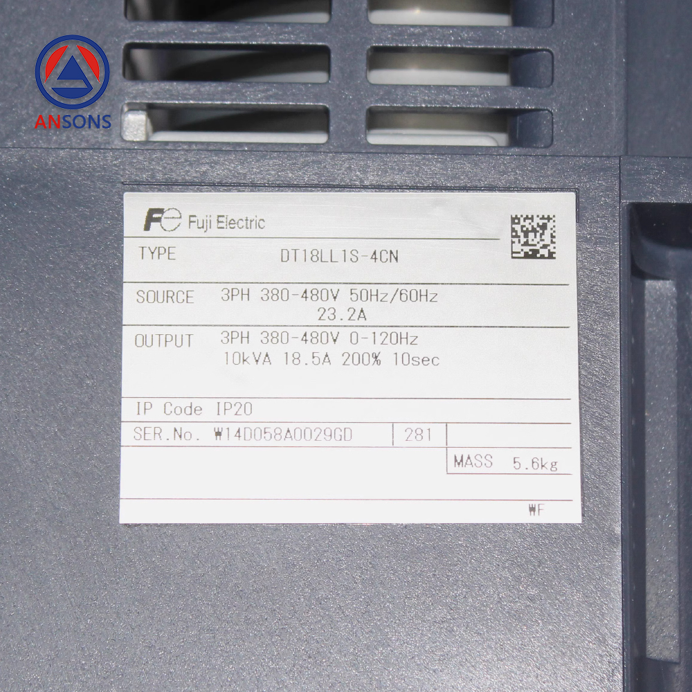 FUJI For Fujitec Elevator Drive Inverter DT18LL1S-4CN Ansons Lift Spare Parts