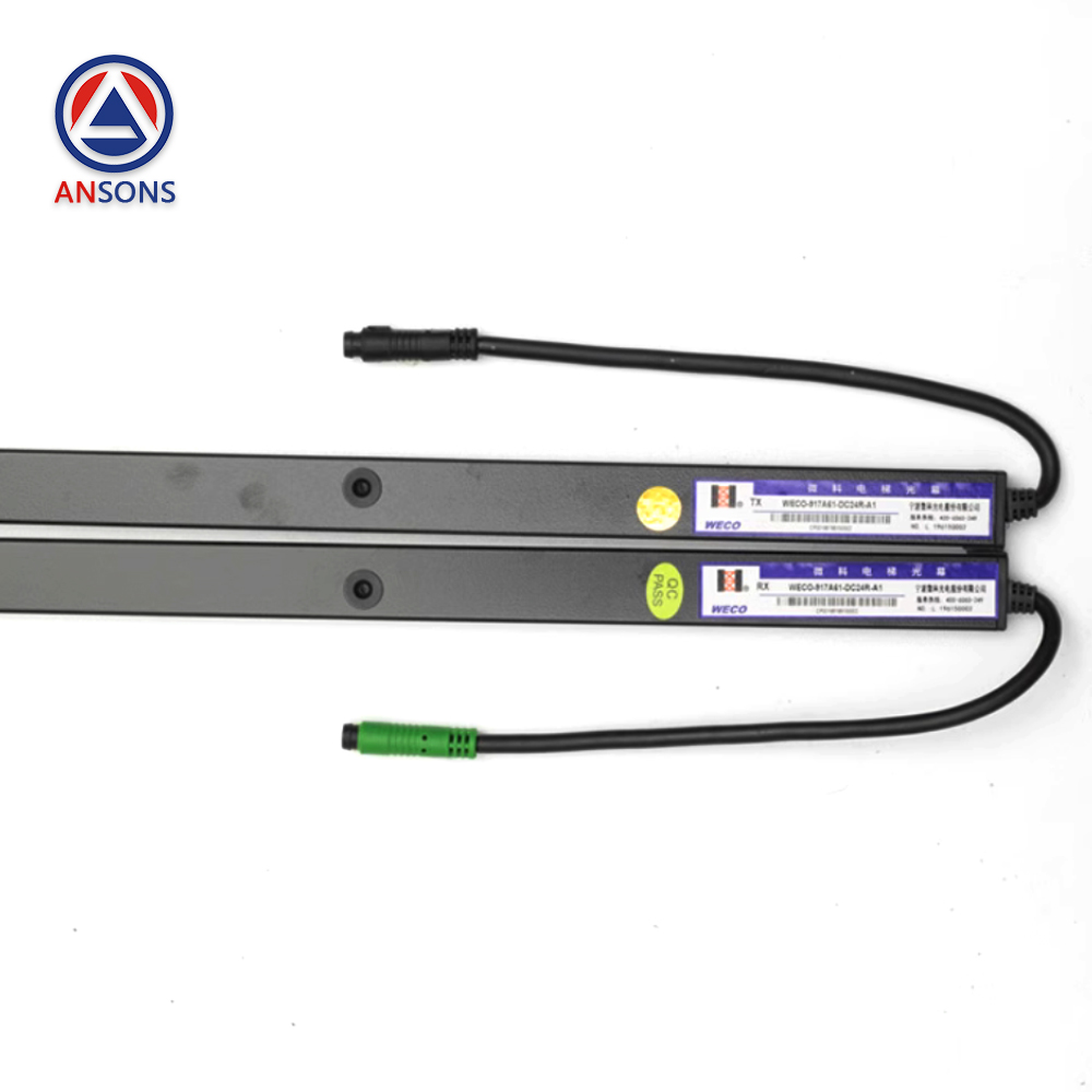 WECO For Hitachi Elevator Light Curtain WECO-917A61-DC24R-S2-AB WECO-917MA61-DC24R Photocell Door Sensor Ansons Lift Spare Parts