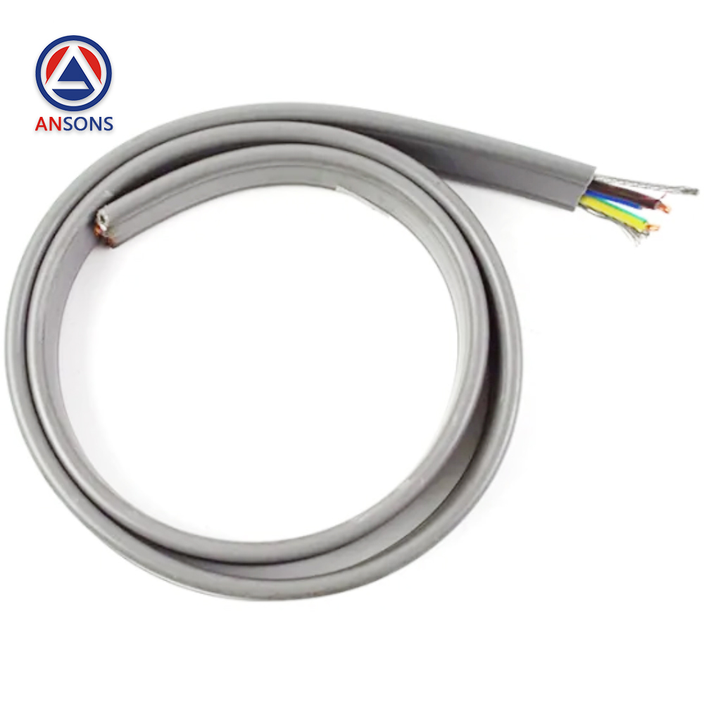 Ansons Elevator Flat Cable TVVB 16 core 0.75 mm TVVBSG 22x0.75+7x0.5+2x0.75mm² Traveling Cable Ansons Lift Spare Parts