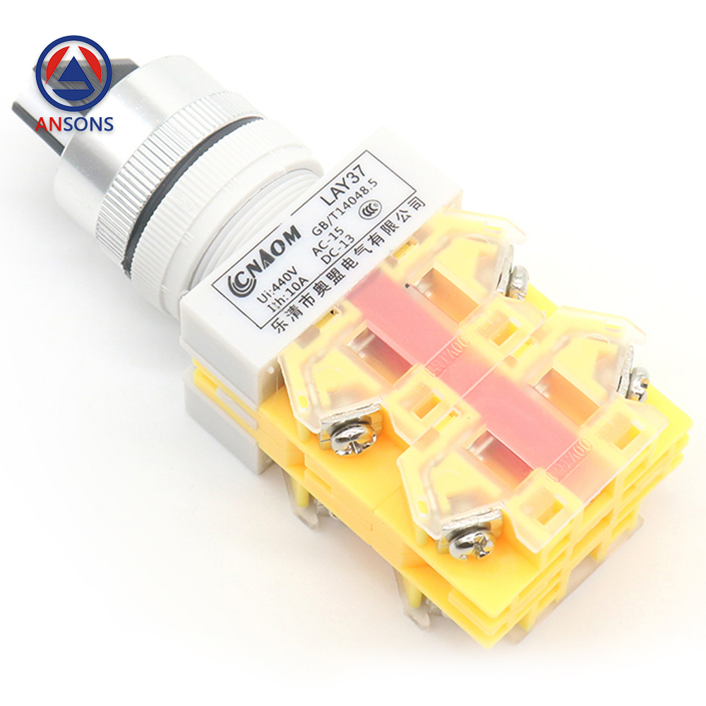 Elevator Car Roof Emergency Stop Safety Button Switch LAY37 PBC Machine Room Slow Car Ansons Lift Spare Parts