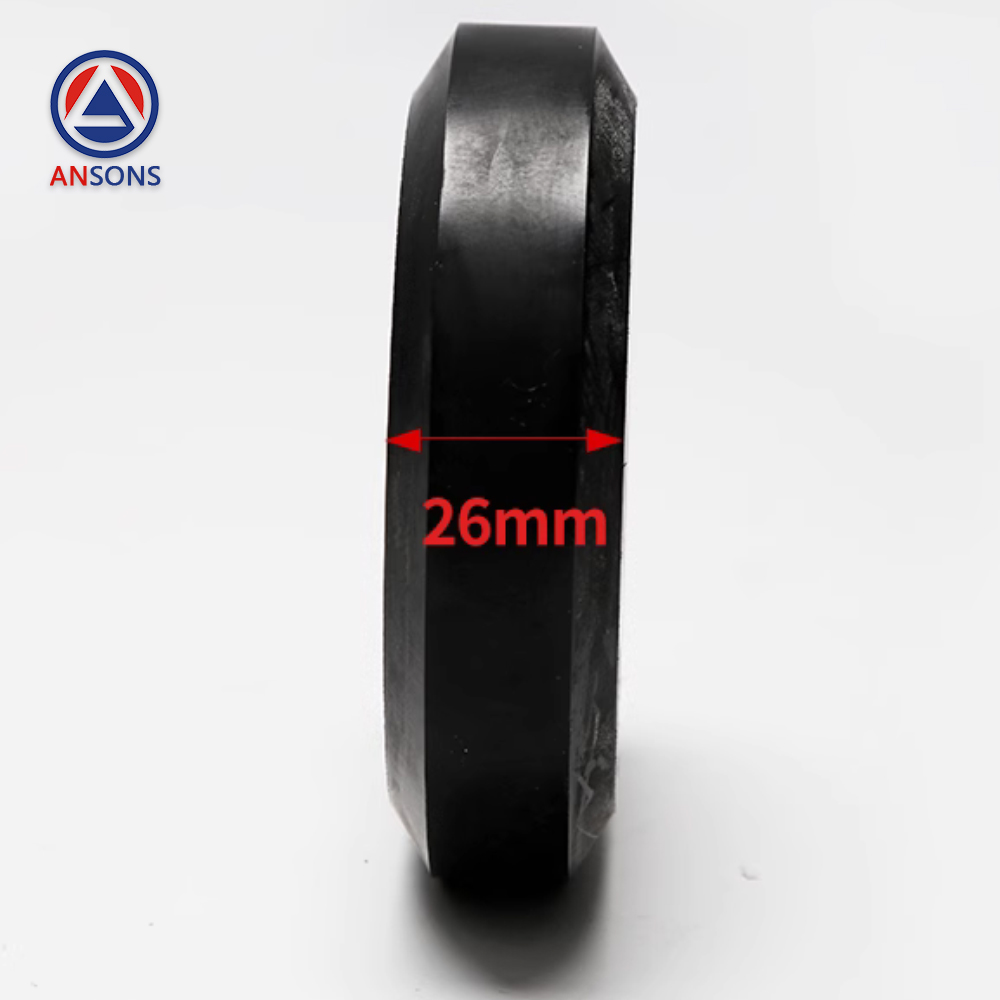 Thyssen Elevator Guide Shoe Roller Black RG3S-D100 100*26*6003 mm Ansons Lift Spare Parts