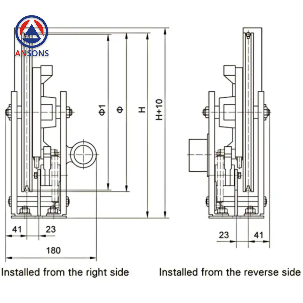 Hebei Dongfang Elevator Governor Overspeed WXS1 WXS2 WXS3 WXS4 WXS5 WXS6 AC22V DC24V Ansons Lift Spare Parts