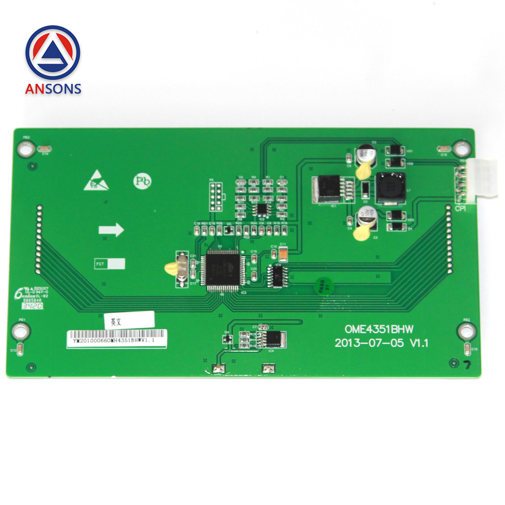 XIZI OTIS Elevator Hall Horizontal Display Screen Box OME4351BHW LMBS700-V1.0.1 STN700 7 Inches Ansons Lift Spare Parts