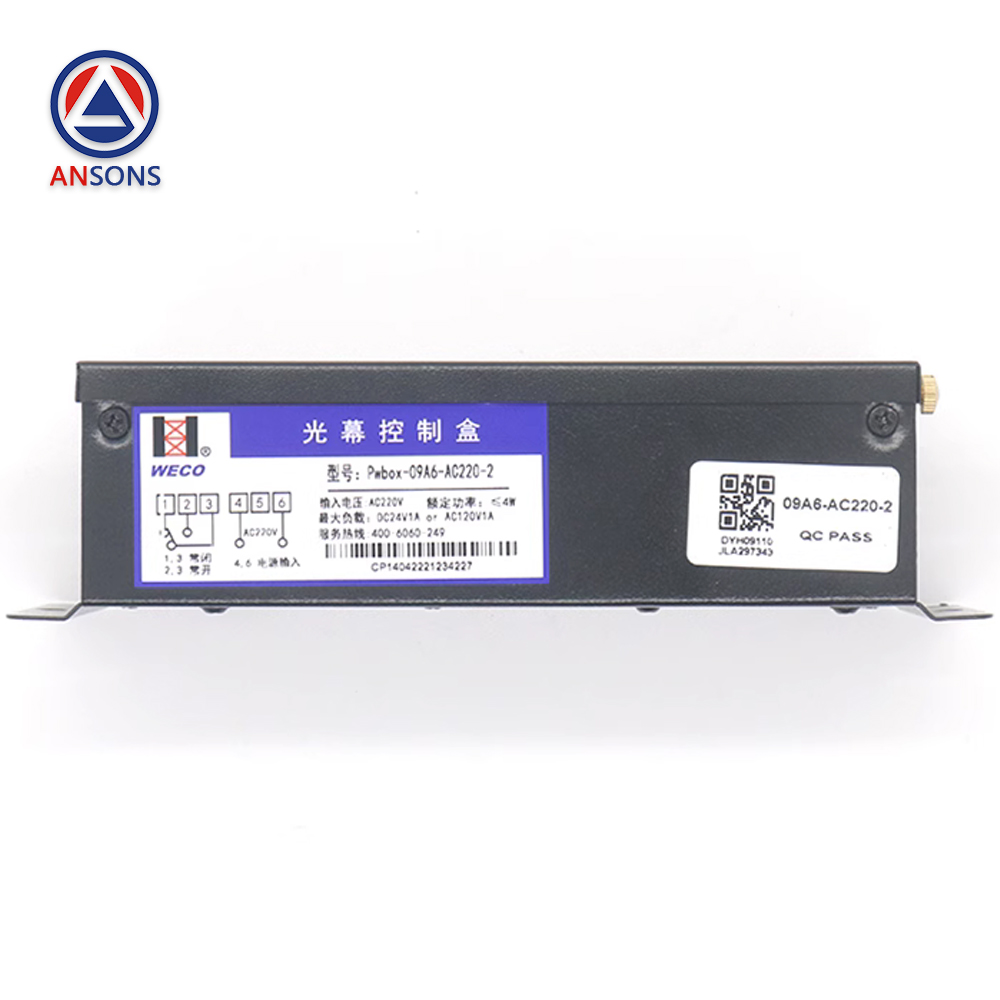 WECO Elevator Light Curtain WECO-917A61-AC220 Door Sensor Photocell 94 Beam Universal Type Ansons Lift Spare Parts
