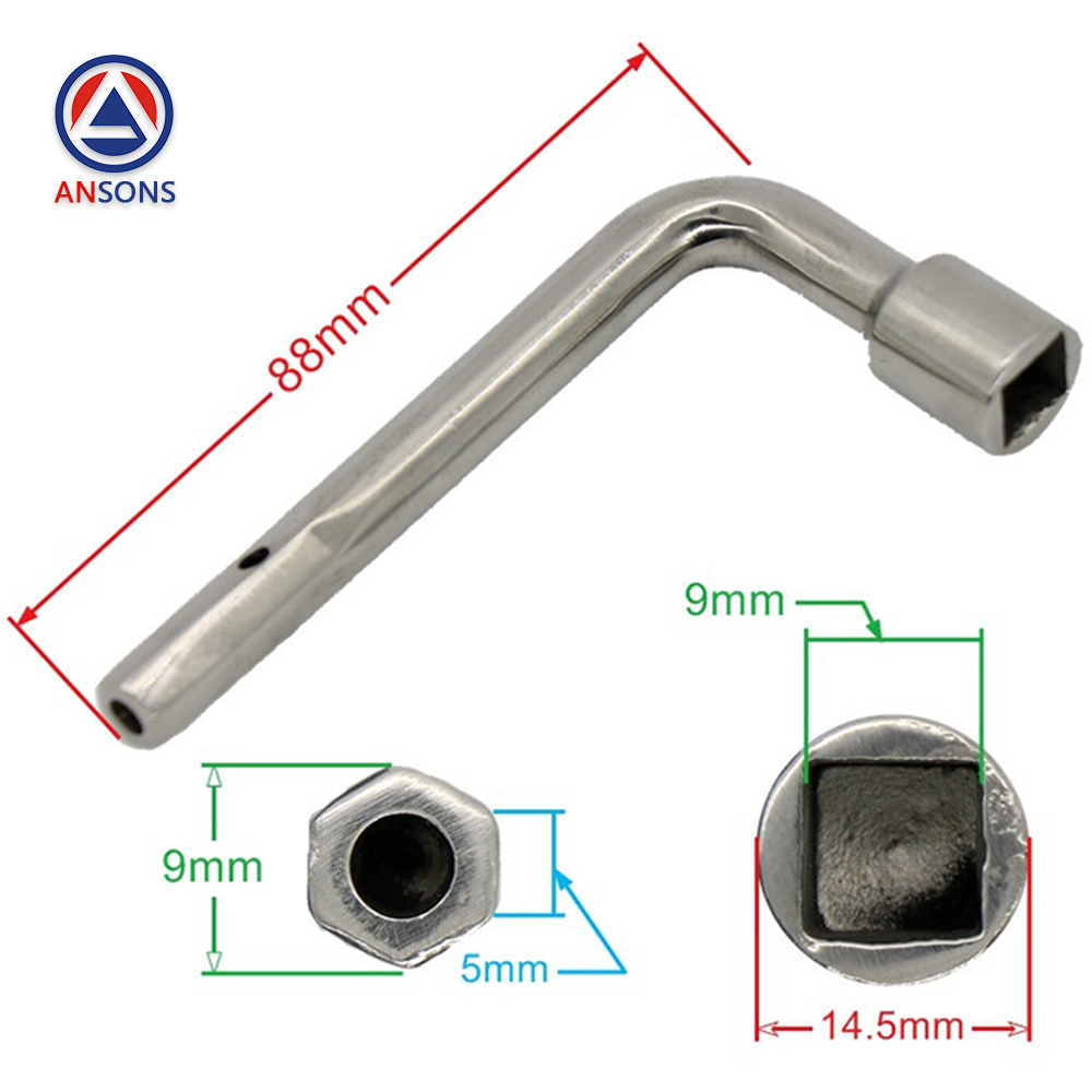 Various Elevaor Triangular Key Door Lift Triangle Key General Ansons Lift Spare Parts