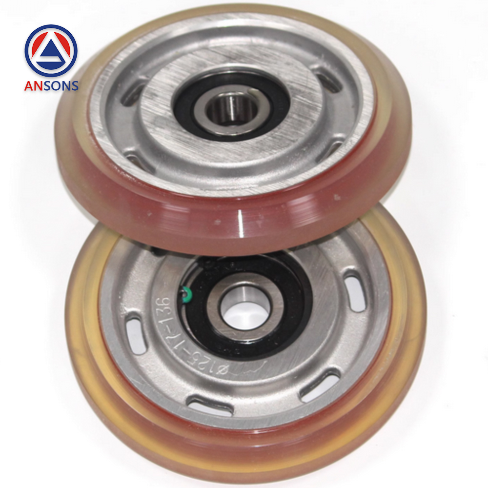 XIZI OTIS Elevator Guide Shoe Roller XBA25830G1 KAA456K1 24180A1 76 125 mm Ansons Lift Spare Parts