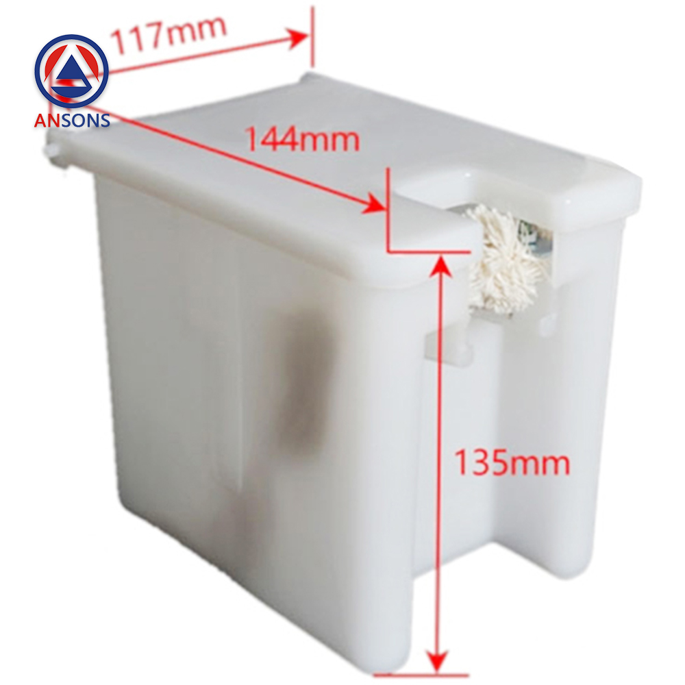 Mitsubishi Elevator Oil Cup RL-83 With Bottom Screw Hole Square Oil Box Can Ansons Lift Spare Parts