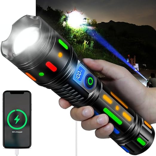 🔥German Super Bright Rechargeable LED Flashlight