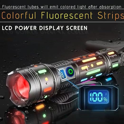 🔥German Super Bright Rechargeable LED Flashlight