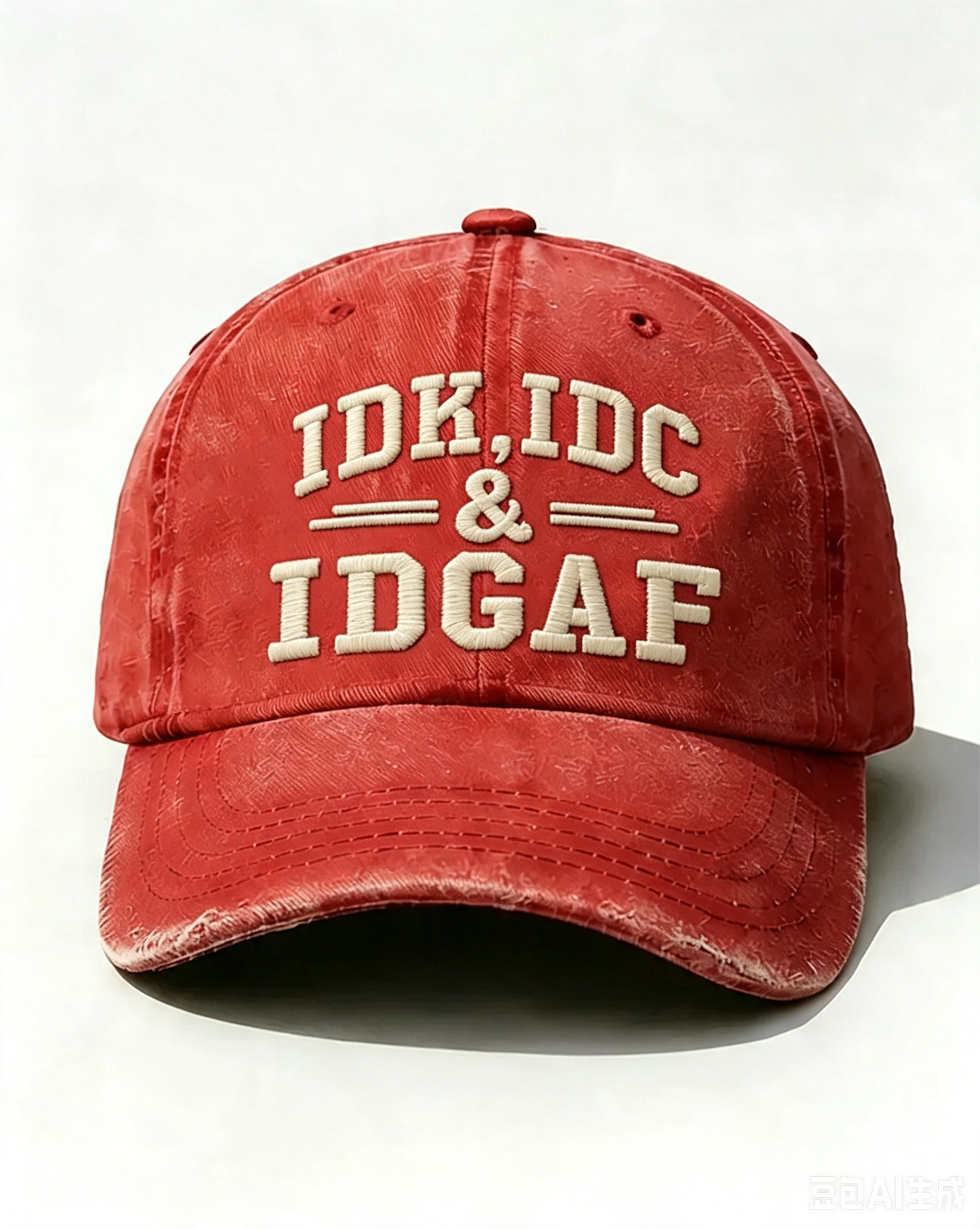 Idk Idc & Idgaf Embroidery Cap