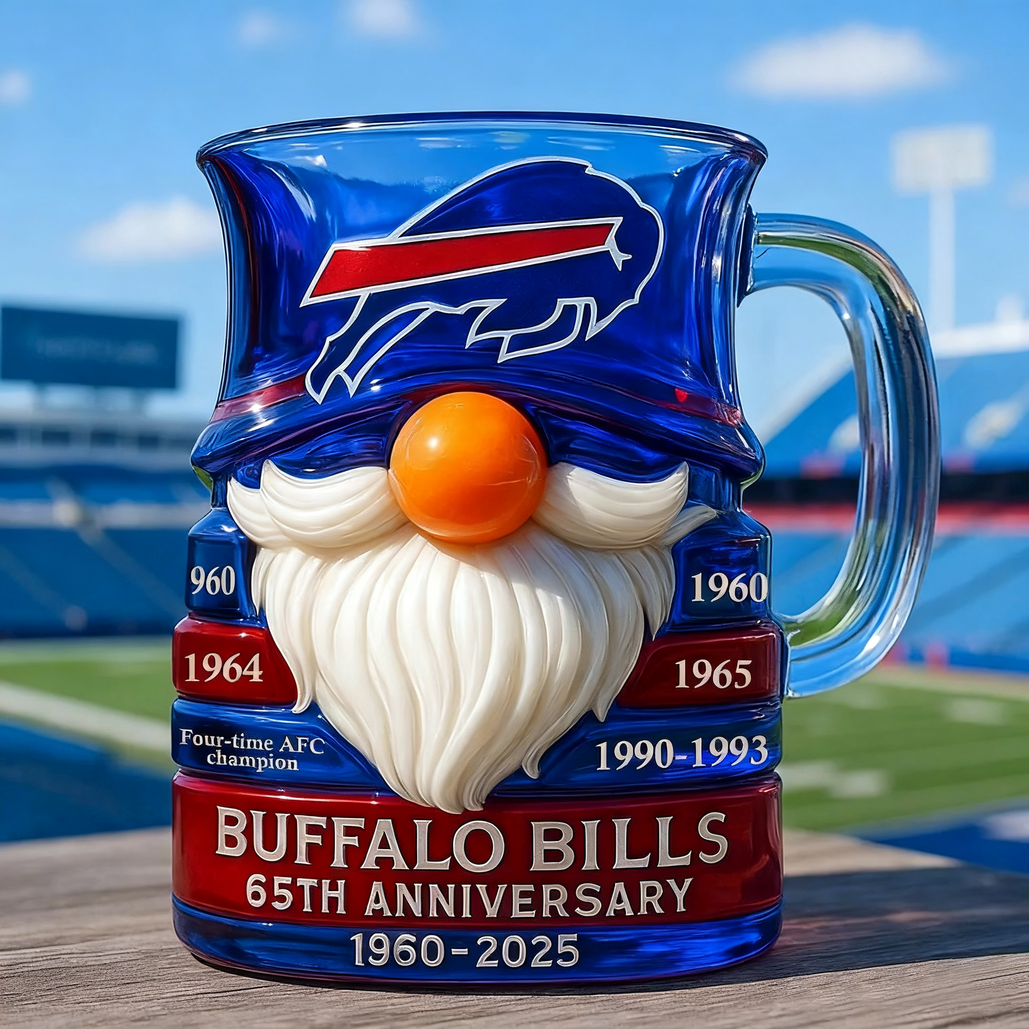 Exclusive Limited Edition 🏈 NFL Team🔥Buffalo Bills 65th Anniversary Coffee Mug