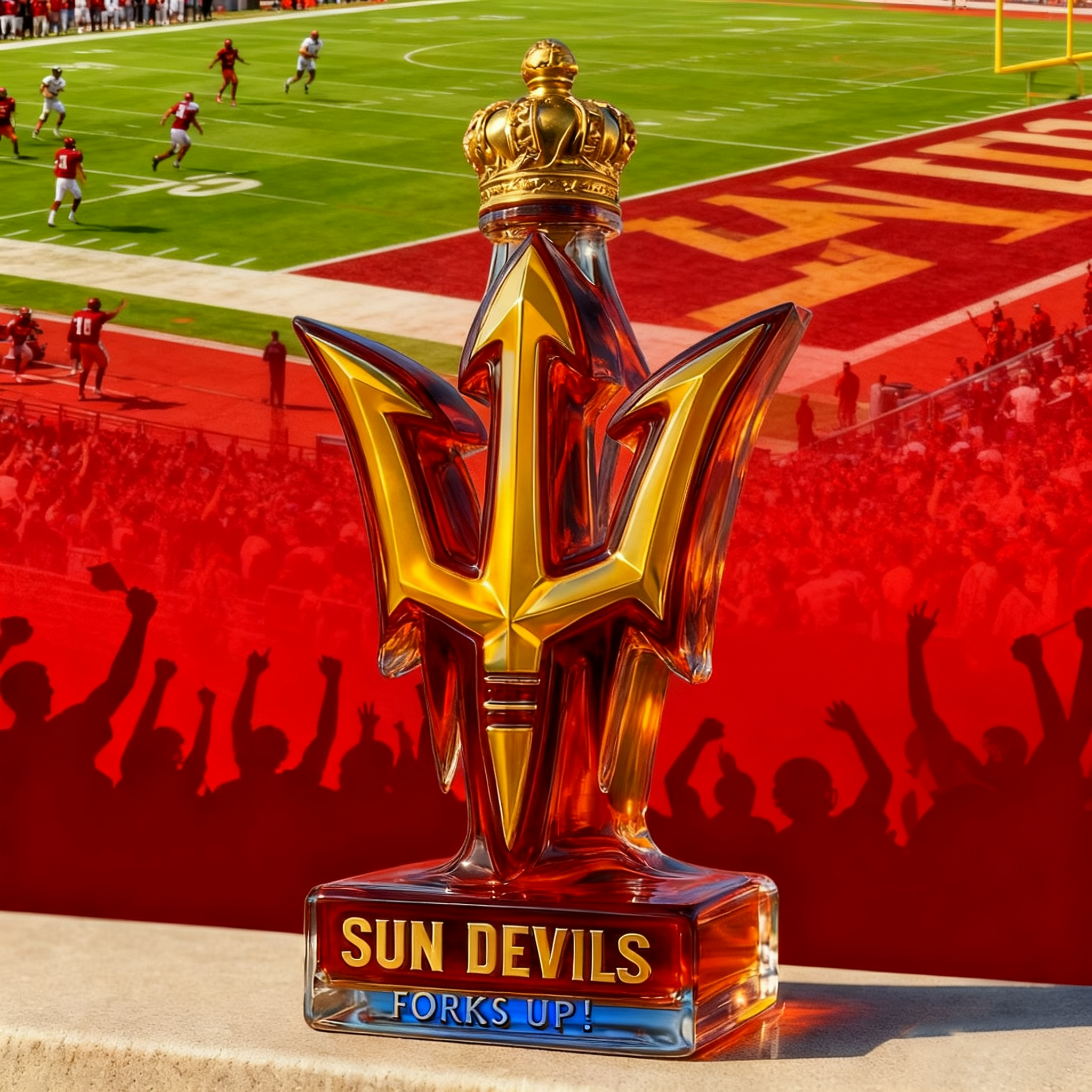 Arizona State Sun Devils Limited-Edition Whiskey Bottle