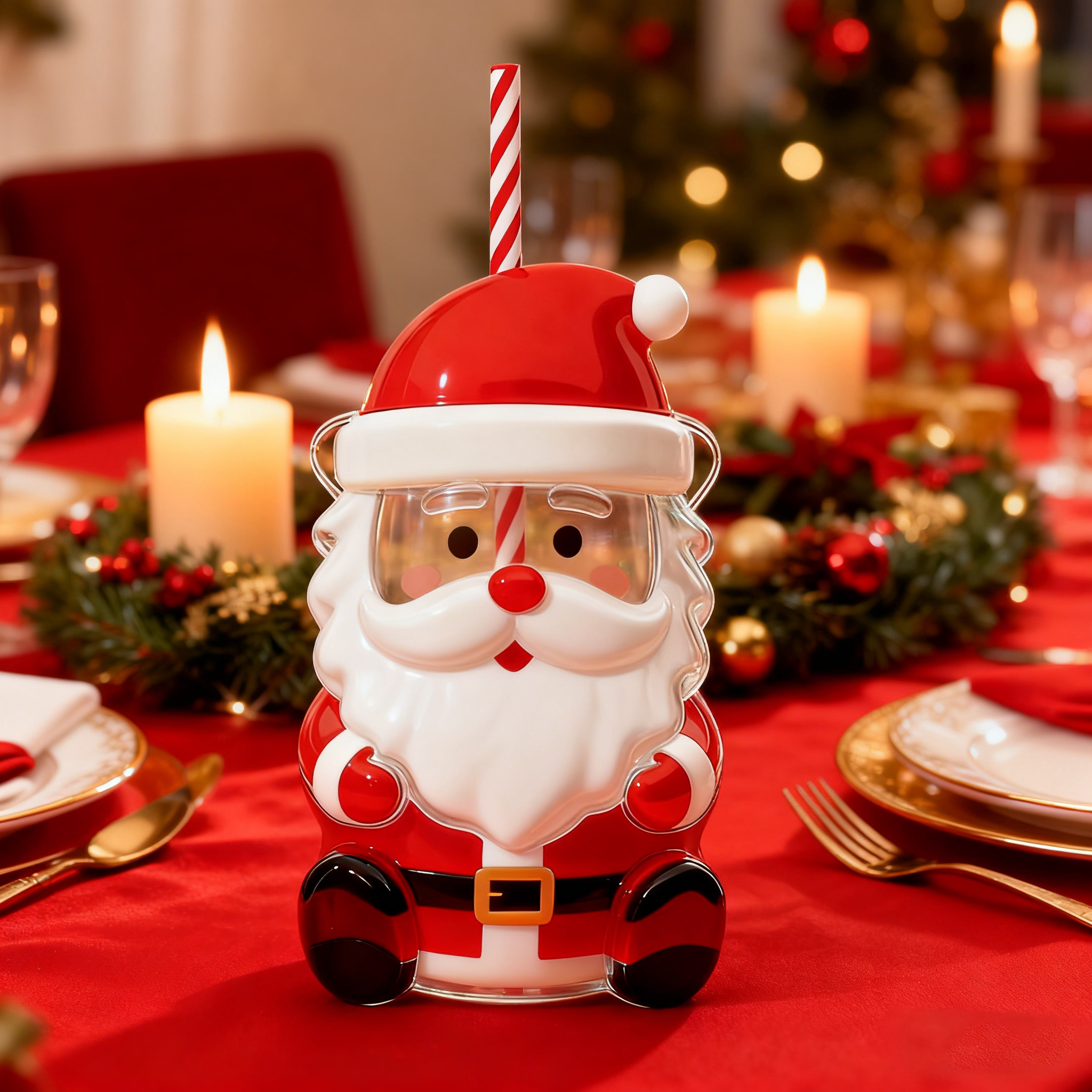 Christmas Limited Edition | Santa Claus Transparent Angel Cup