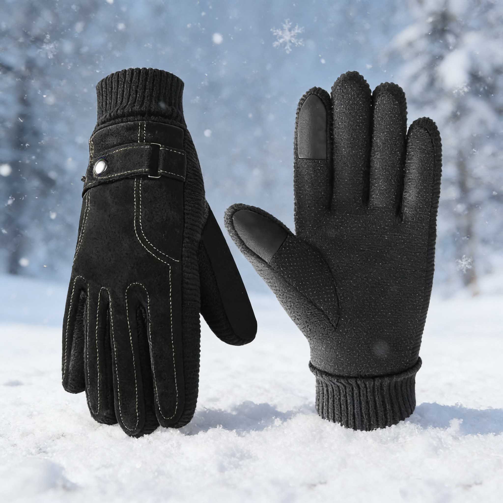 🧤 Winter Leather Gloves