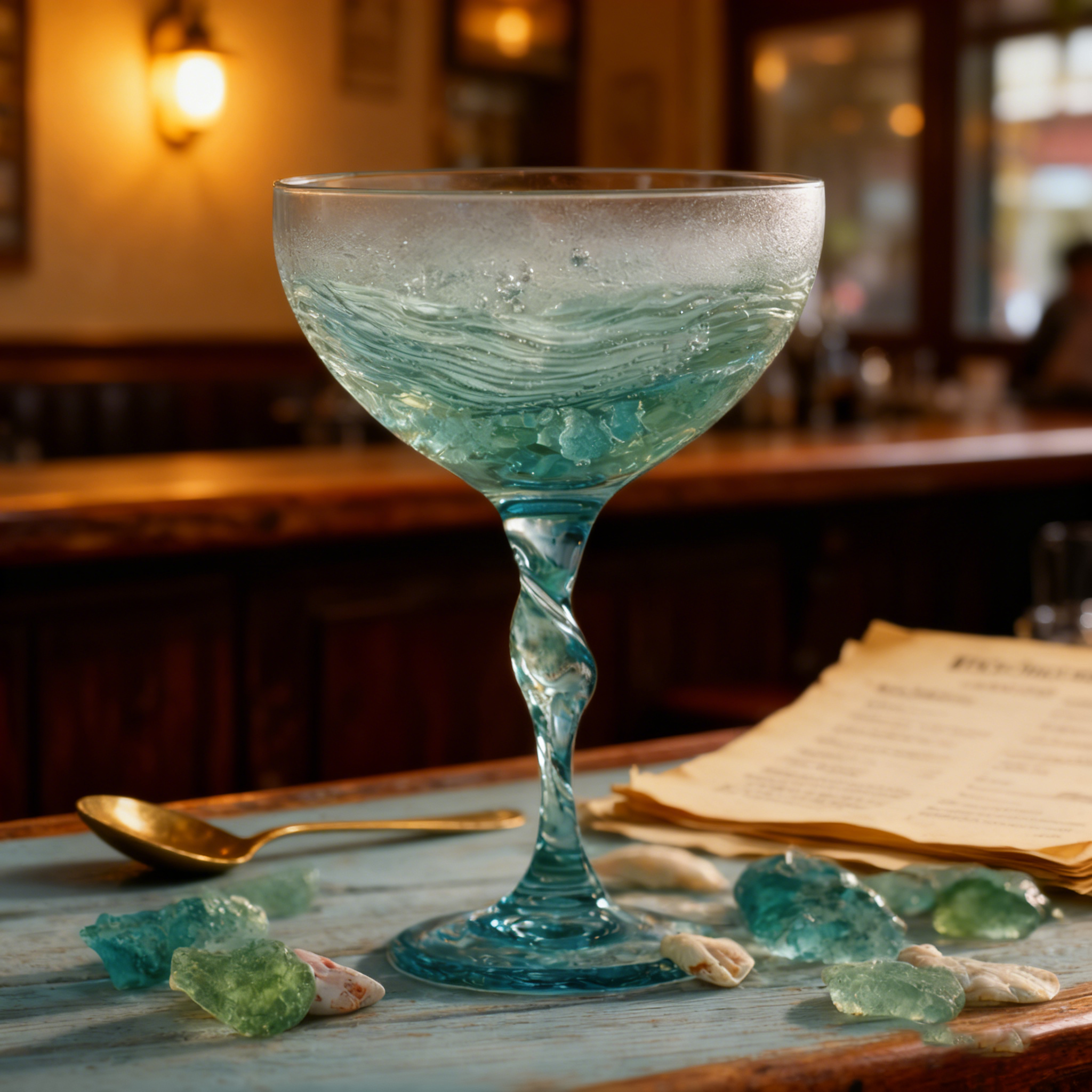 New Year Sale 50% OFF🌊🍷 Ocean Wave Sea Glass Wine Glass