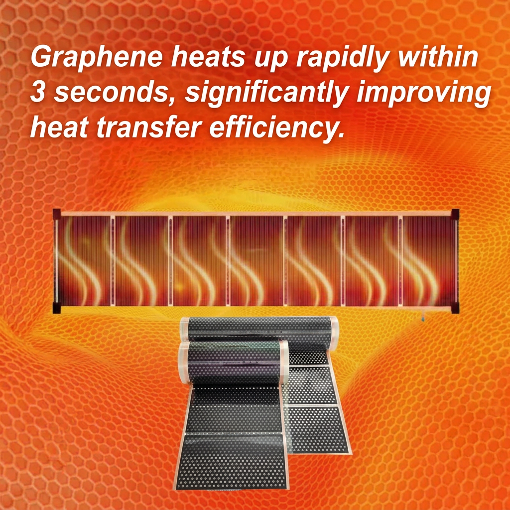 🔥3-Second Rapid Heating Honeycomb Graphene Far-Infrared Ceramic Wall Heater