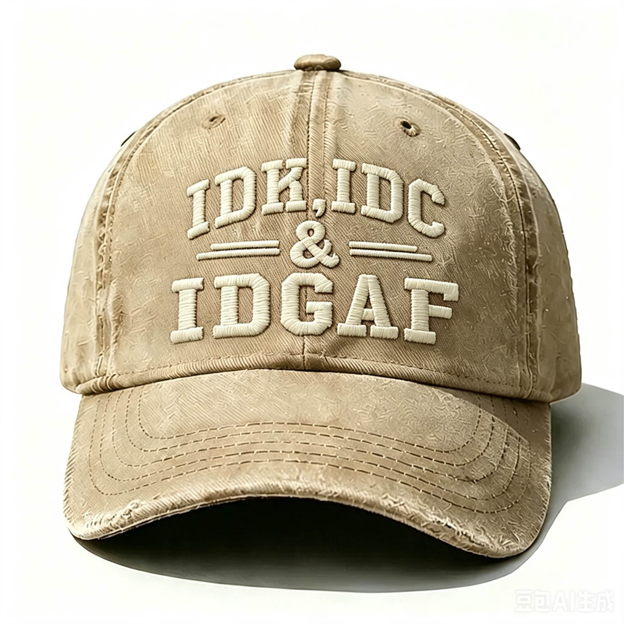 Idk Idc & Idgaf Embroidery Cap