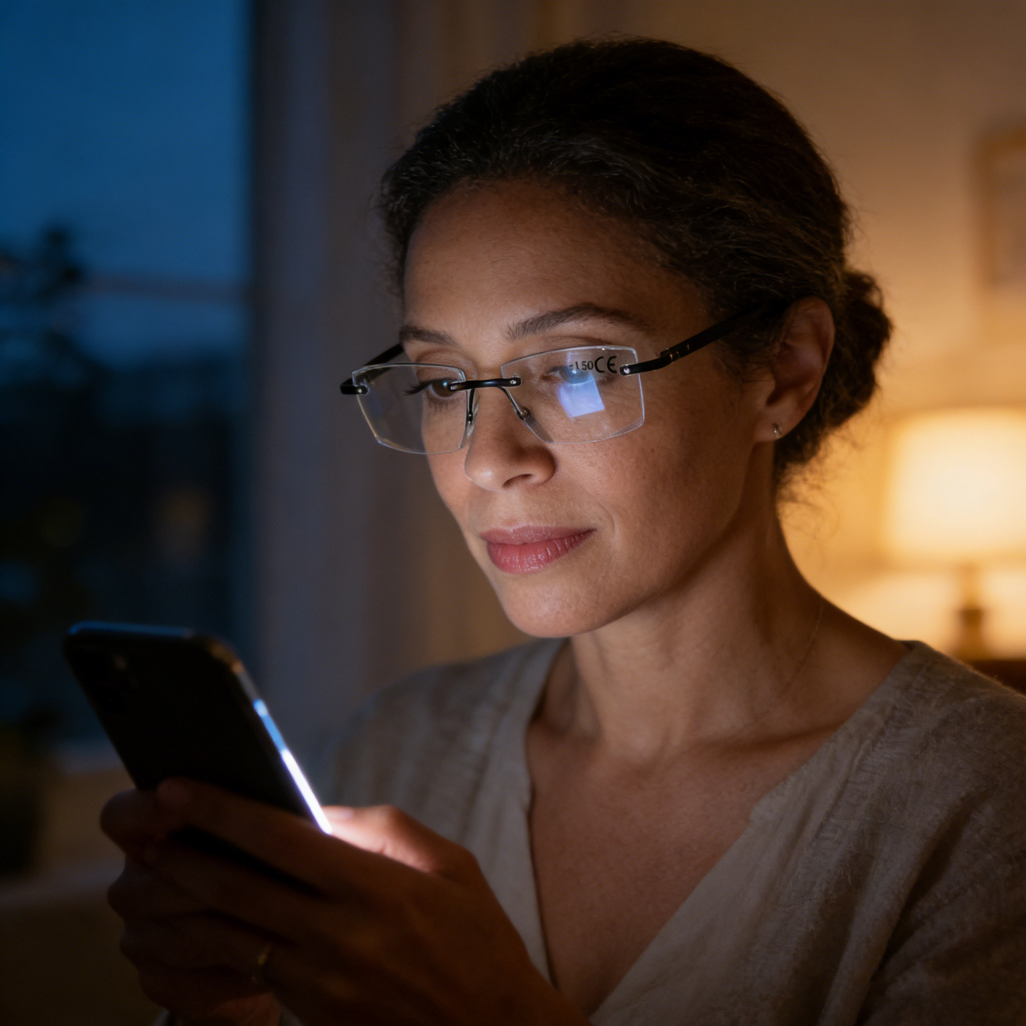 Multifocal Night Vision Reading Glasses