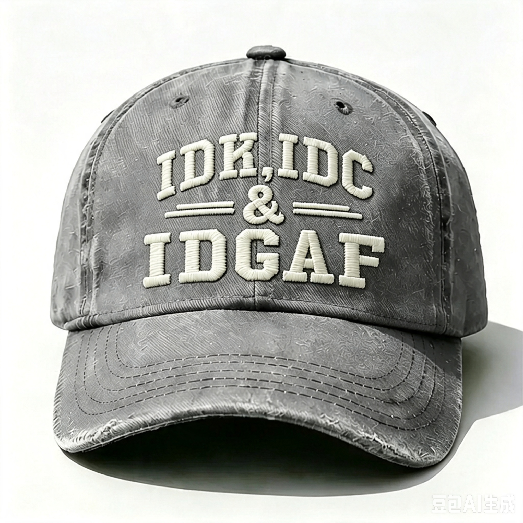 Idk Idc & Idgaf Embroidery Cap