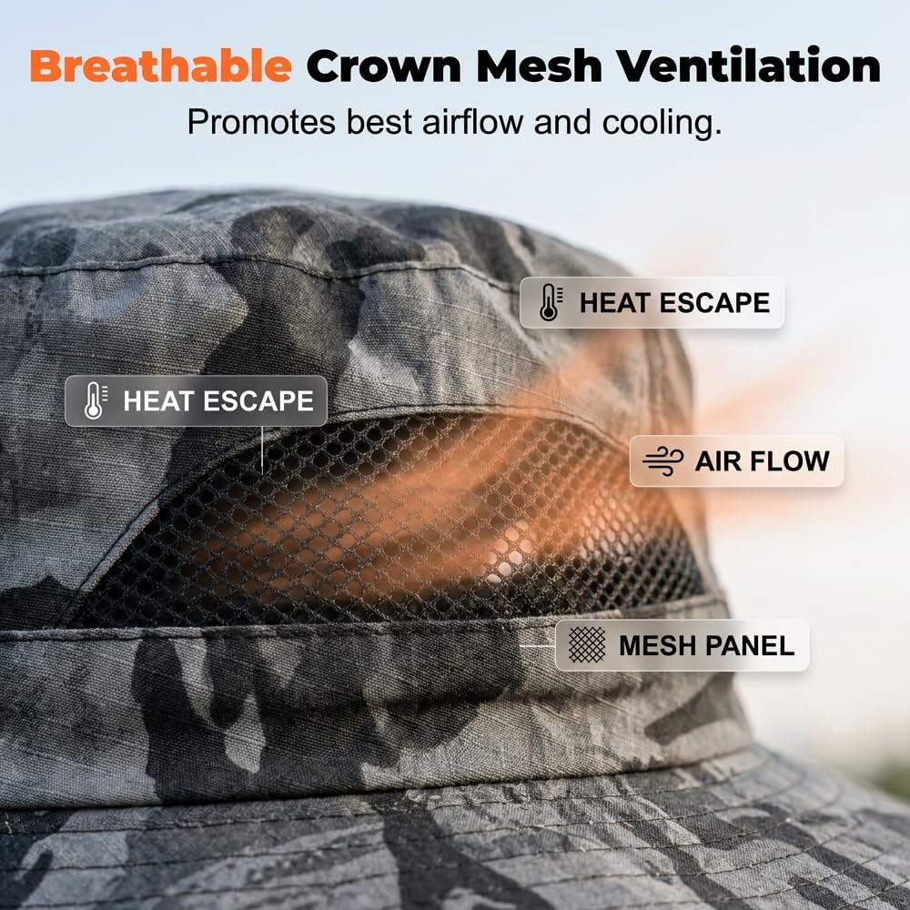 3-Fan Solar Powered Sun Hat