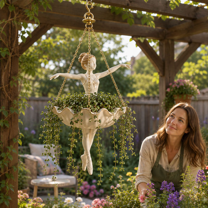 🩰 Ballet Dancer Hanging Planter🌿
