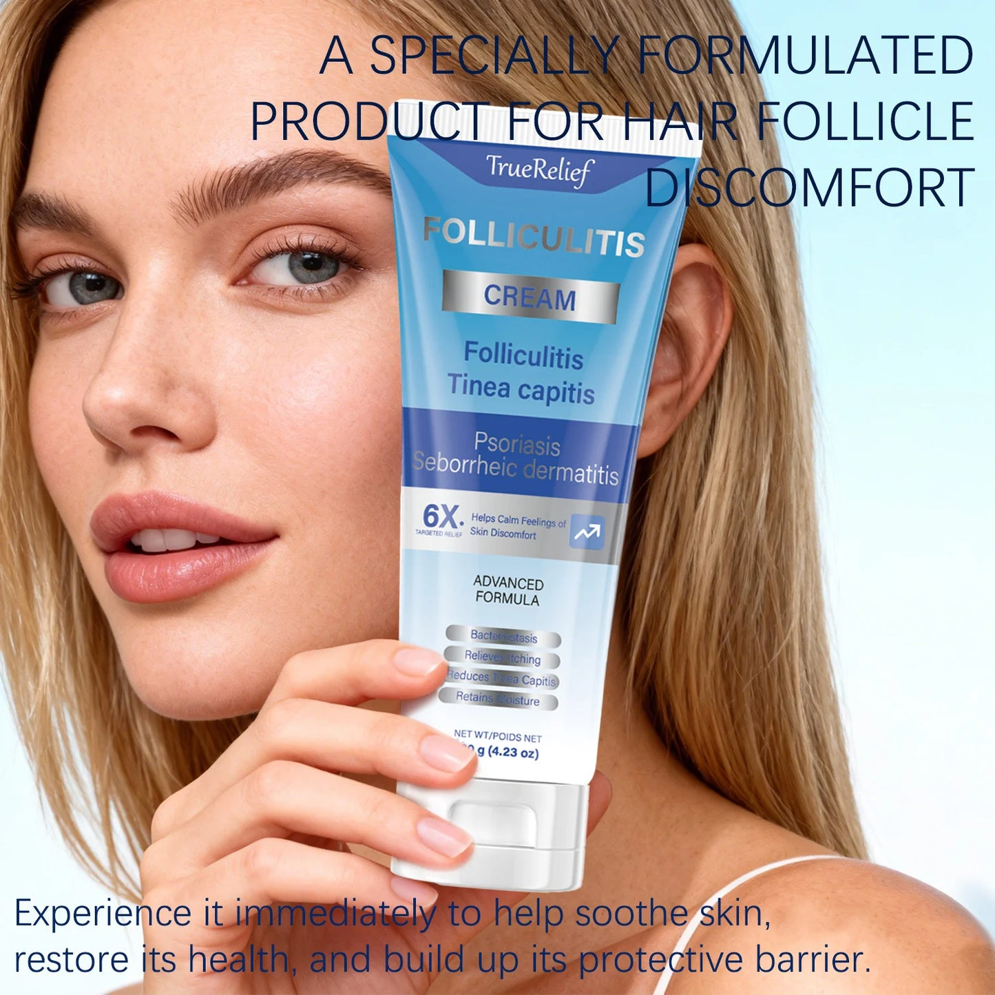 Folliculitis Cream | Clears Scalp, Face & Body Bumps | 120g