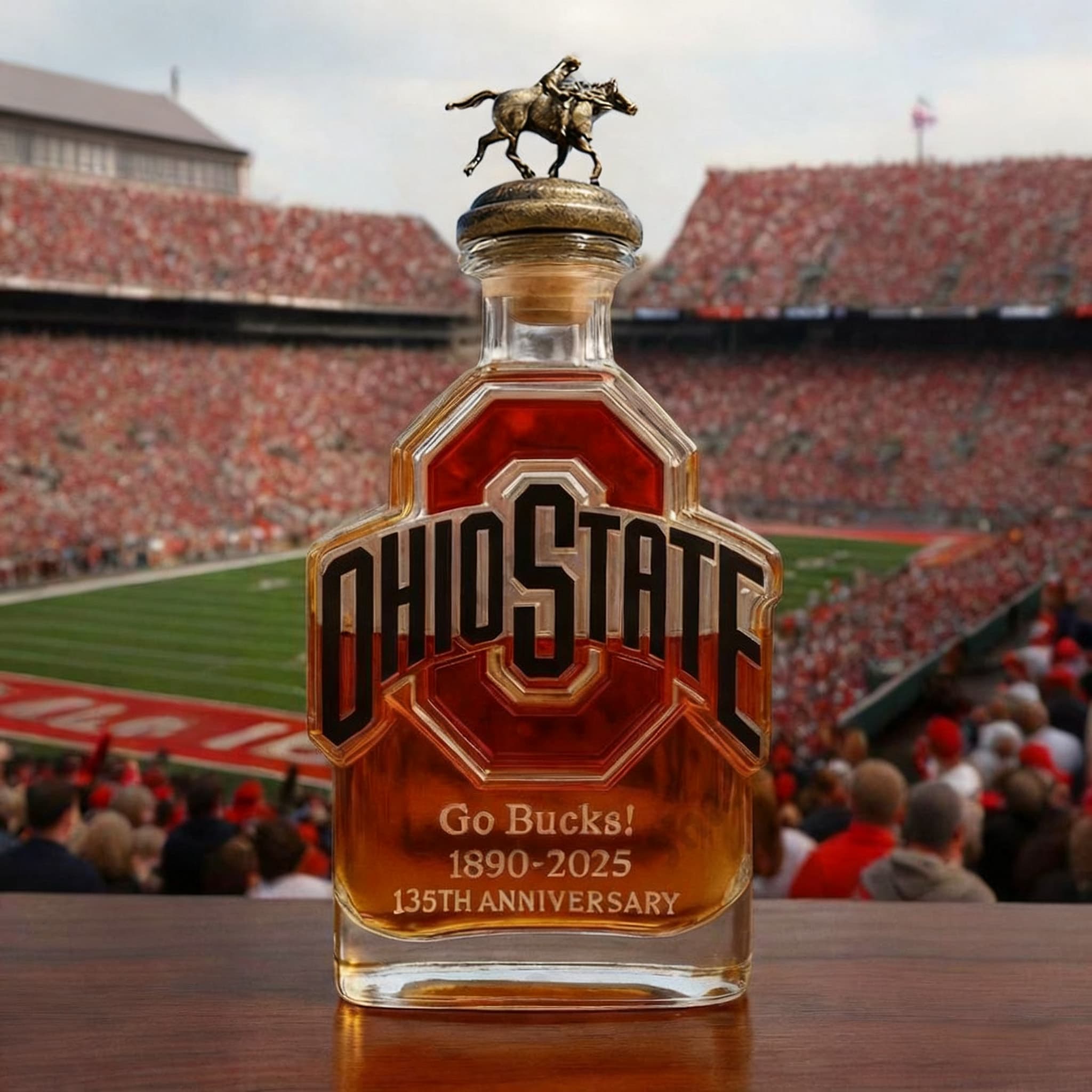 Detroit Limited Edition Motor City Whiskey Bottle